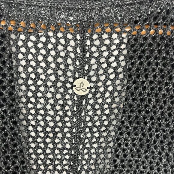Prana Black Open-Front Cardigan - Picture 5 of 5